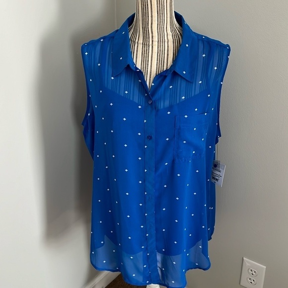 NWT Liz Claiborne 2 Piece Top Size XLarge - Picture 1 of 5